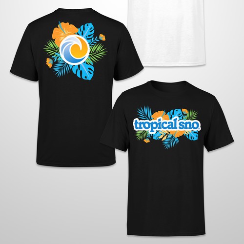 Tropical T-Shirt Design Design by PEDROVALERODSGN ✅