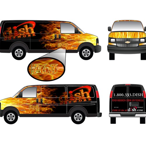 V&S 002 ~ REDESIGN THE DISH NETWORK INSTALLATION FLEET Design by SweetWilly