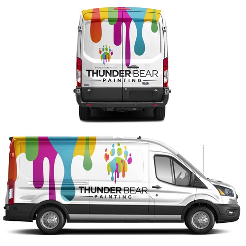 Cargo Van Wrap for Painting Company Design by ssrihayak