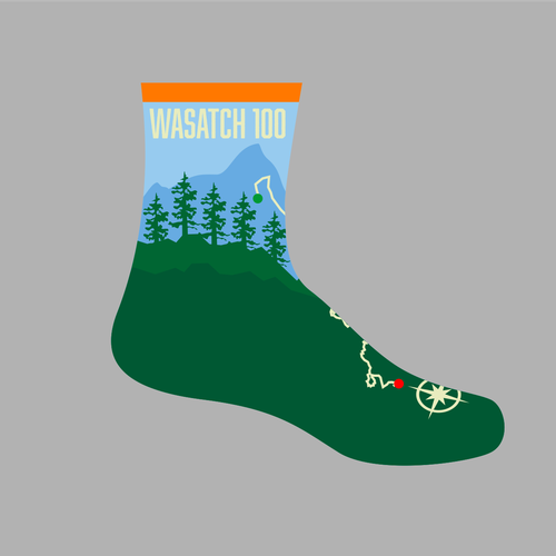 Design Unique Trailrunning, Hiking, Mountain Biking Socks! Plus I'll give you free socks after