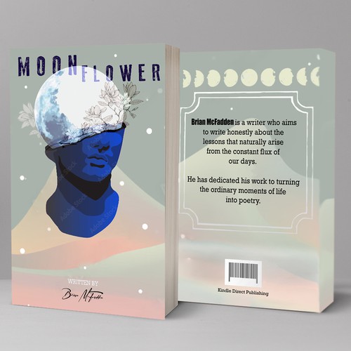 Moonflower - Poetry chapbook cover Design by Deanne88