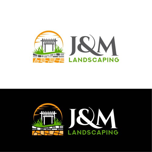 Hardscape/Landscape Logo Design, we build amazing backyards! Design by Schöpfer