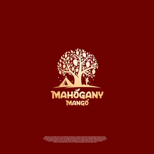 Mahogany Mango, Glow in the Dark Supplies, Festival, Glamping/Camping and Kids Room Fun Market Design by Enigma Graphic™