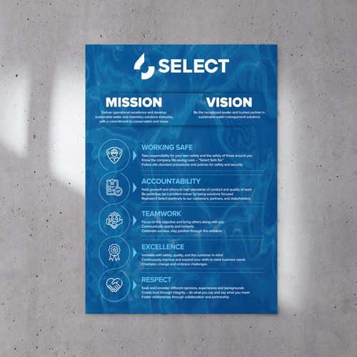 Core Values Poster Design by inventivao