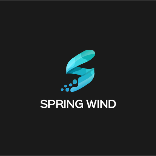 Spring Wind Logo Diseño de LEO037
