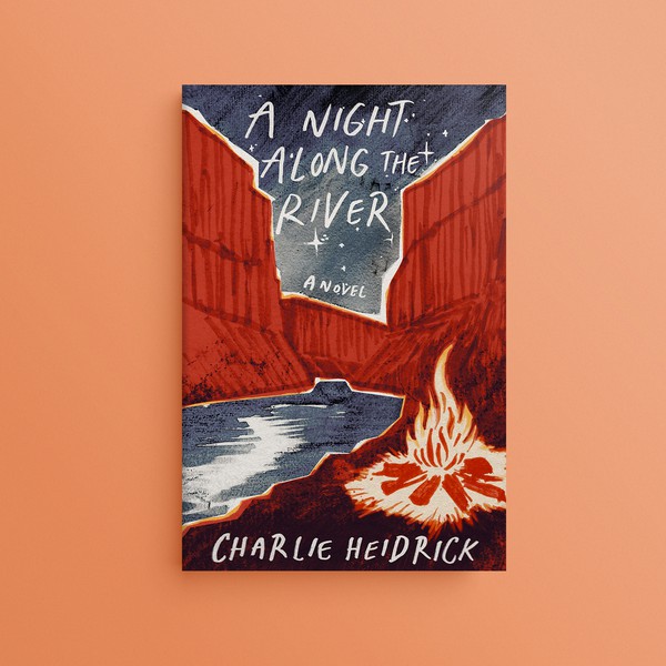 Hand illustrated book cover design