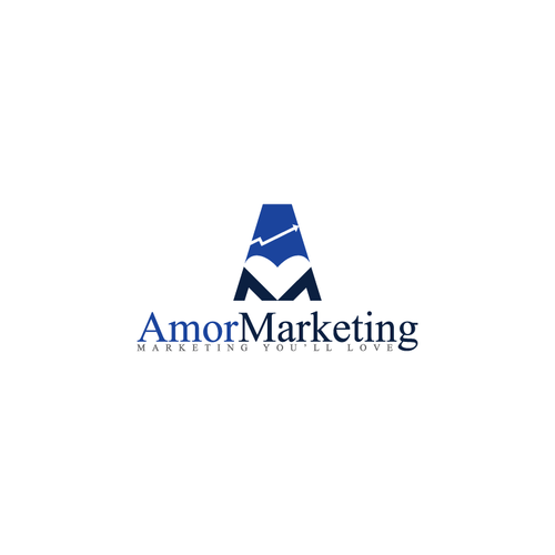 Ground breaking logo design required for the new Amor Marketing website!! Design by AguSzuge