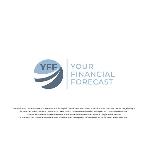 Your Financial Forecast Logo Design by F & S design.