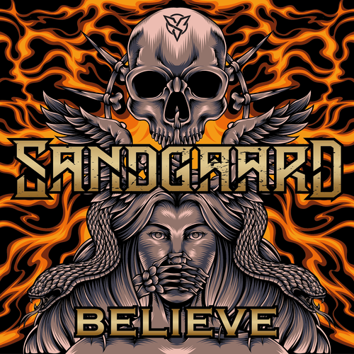 SANDGAARD - Album Cover for Spotify / Apple Music Design by Zenarki