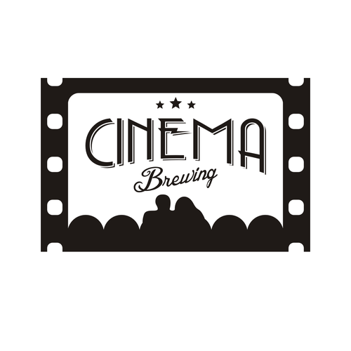 Create a logo for a brewery in a movie theater. Design by miskoS