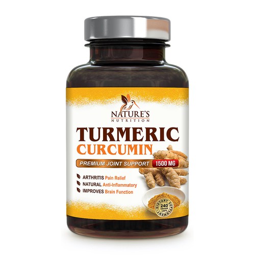Nature's Nutrition needs a "beautiful label" for its Turmeric Extract bottle Design by FreshApple@Michelle