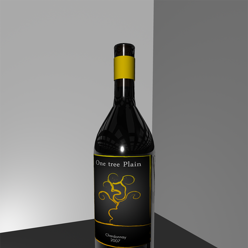 One Tree Plain wine label Réalisé par Voxel Labs