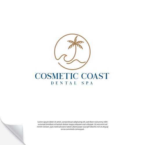 Design old money aesthetic for boutique cosmetic dental office located on the coast on NC Design by airdesigns24