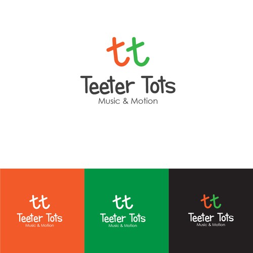 BRANDITUさんのTeeter Totter meets Tumbling Tots - this logo is all about play!デザイン