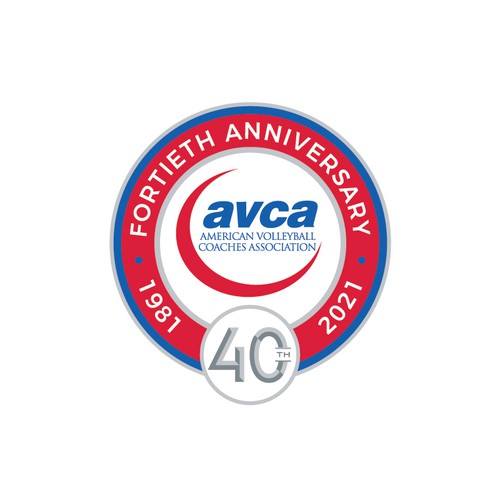 AVCA 40th Anniversary Logo Design by Kuty Kreative