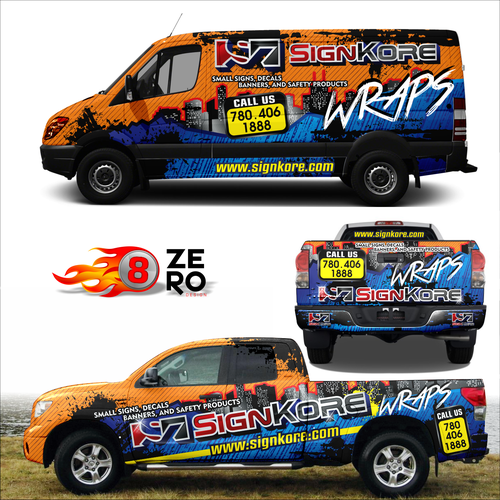 Create a Vehicle Wrap for a Wrap Company Car, truck or van wrap contest