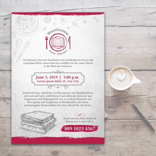 Postcard, flyer or print contest entry by giekstrave