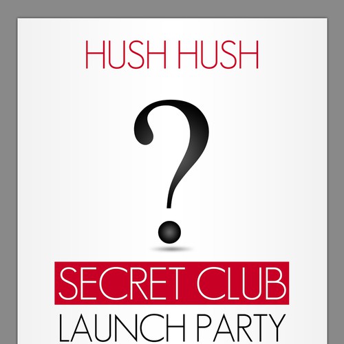 Exclusive Secret VIP Launch Party Poster/Flyer Ontwerp door Noble1