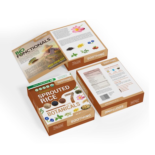Need Eye-Catching, Premium Box Design for Rice Product (Biofunctionals ...