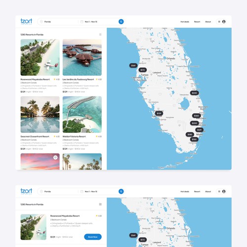 Design a User Interface for a Travel Company Design by Della Permana