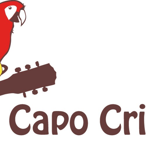 LOGO: Capo Critters - critters and riffs for your capotasto Diseño de janeedesign