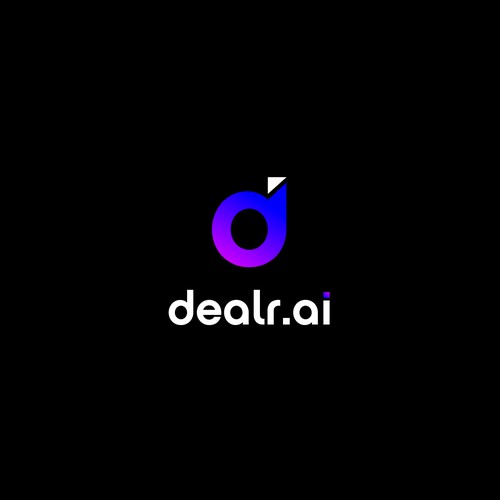 Create a simple and techy logo for a new AI product for dealr.cloud - dealr.ai Diseño de Limitless☝