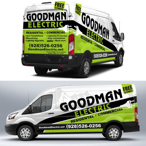 Electrical services - need new van design, Car, truck or van wrap contest