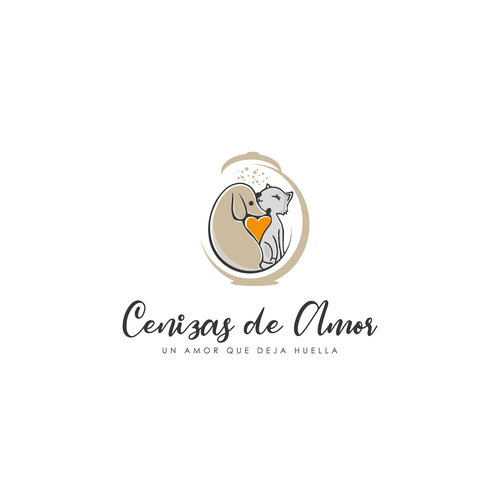 "Logotipo para un crematorio de mascotas que refleje el amor hacia ellos. Pet Crematory Services" winning Logo & brand identity pack