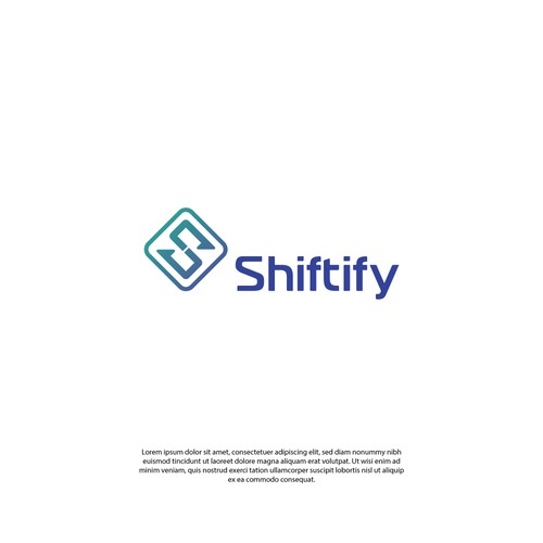 Minimalist and modern logo design for modern work shift management application Design by Nazumi