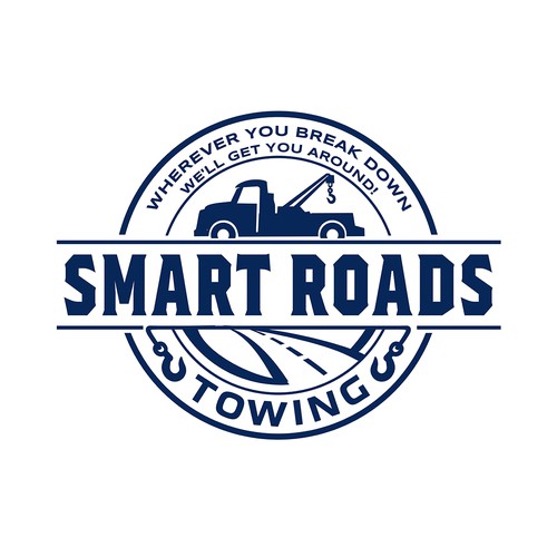 Best Towing Company Logo Design takes it all! Design by hasahatan