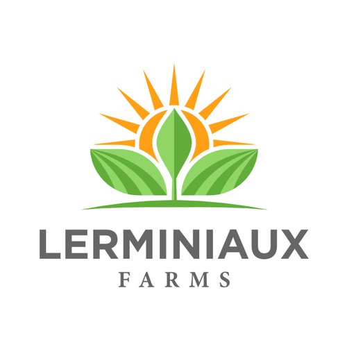 Modern/Abstract logo for small upstate NY vegetable farm. Design by metaXsu