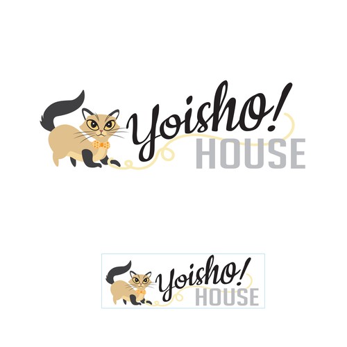 Cute, classy but playful cat logo for online toy & gift shop Design by Moonlit Fox