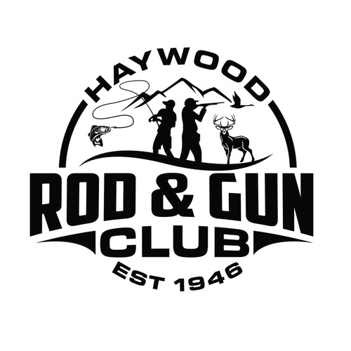 Designs Logo for Rod and Gun Club established in 1946 in Western NC