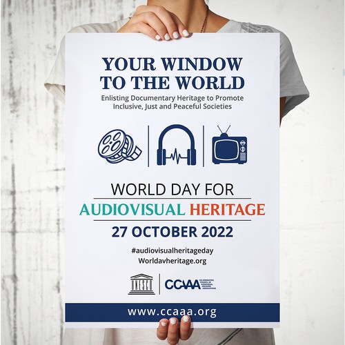 Poster Design for a worldwide audiovisual event Design von Xnine