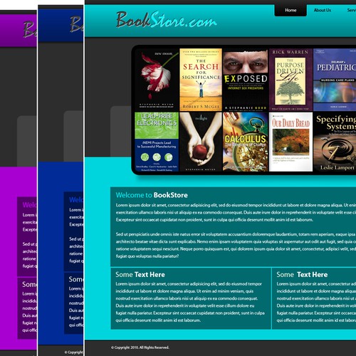 1-3 Page Website Template Design von zetzab