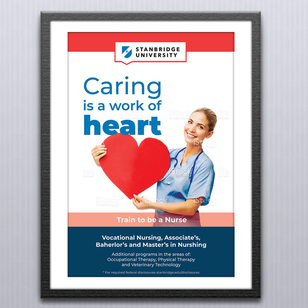 Design by wafer.studio titled "Mall Ad design for healthcare course at university"