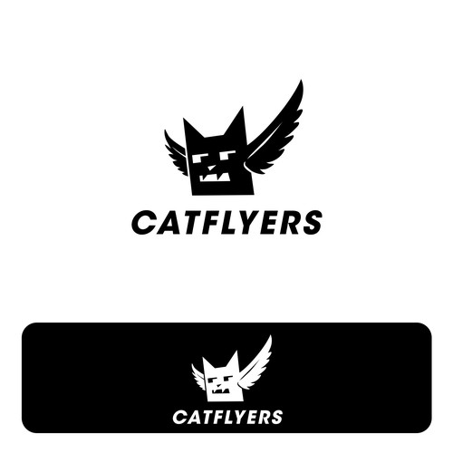 Design di Blend images to create flying cat sneaker logo: CATFLYERS di Gunsganesh