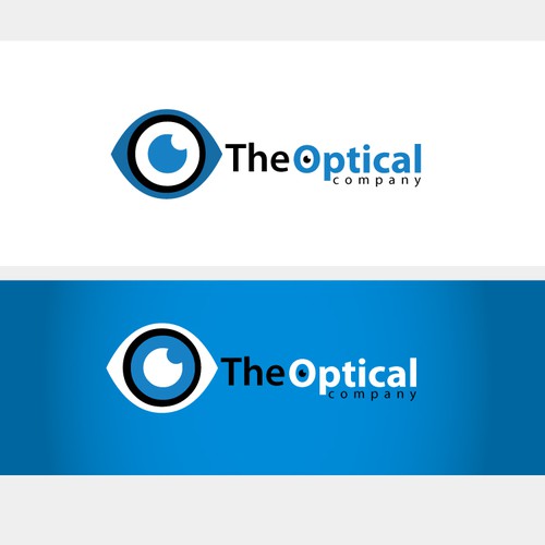 the optical company needs a new logo Design by edelweiss23