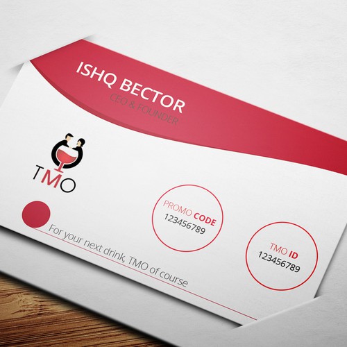 Business Card for a dating app Business card contest