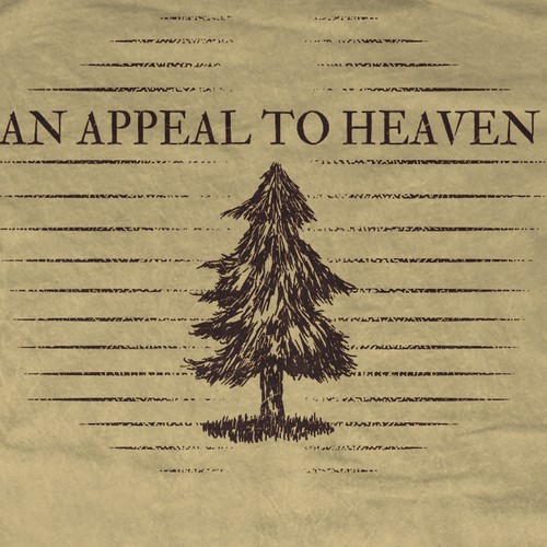 100% coton T-shirt Appeal to Heaven CafePress