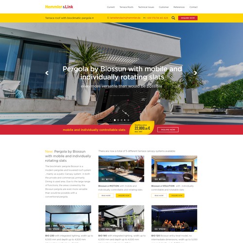 Landing page design contest entry by thecenx