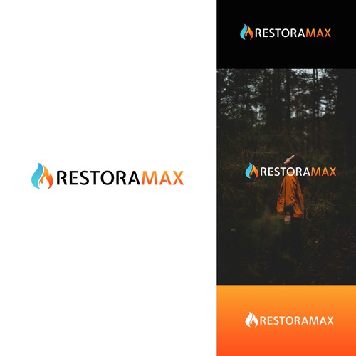 Restoration Company Branding. Design by slidoaspire