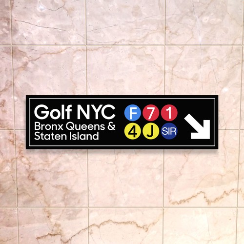 Design a Logo for a nyc Golf course mansgement company use color black/NYC theme Design by _roe