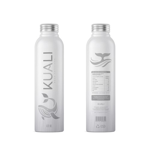 Water bottle design!! Lets be disruptive and elegant Design by Bloom Graphic
