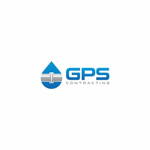 GPS Logo-Sewer and Water Contractor Design by DigitArte