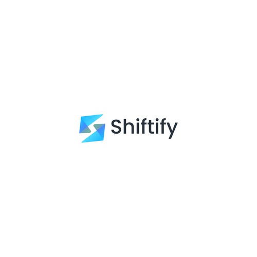 Minimalist and modern logo design for modern work shift management application Design by FransiskaSari