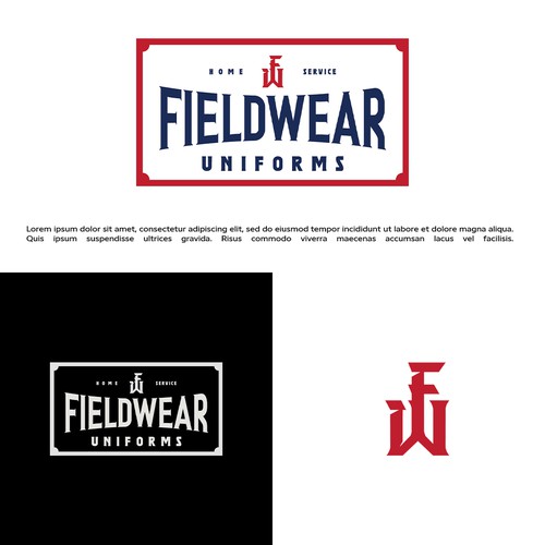 Logo for home service uniform company Diseño de Arif Huda Ir