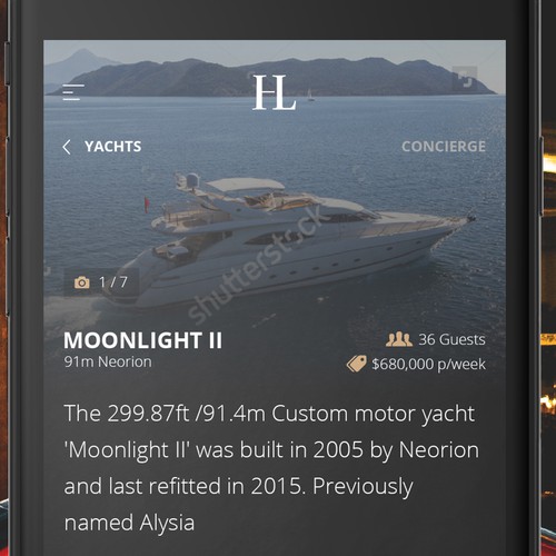 Luxury Mobile App Design by Joe B.