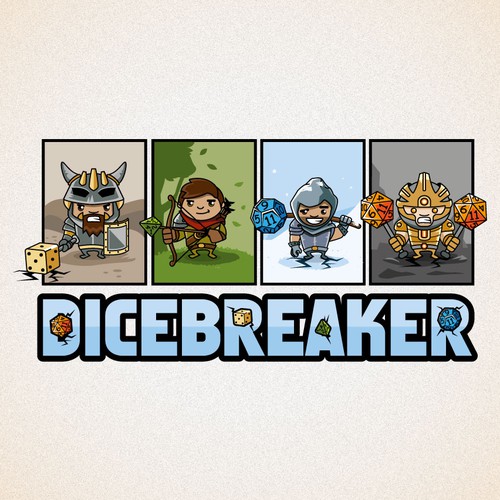 Board Gaming Website Dicebreaker.com Needs a Logo! Design by |Alex|