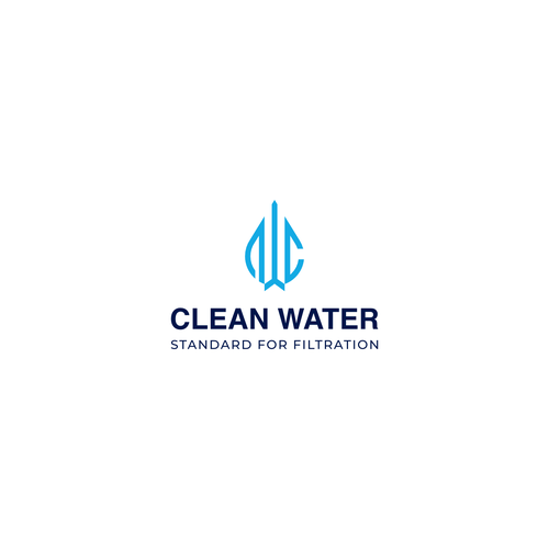 Simple Clean Logo for Water Filtration Company Design by Delmastd